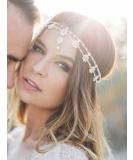 Handmade Metal Tiara for Women | Fashion Rhinestone Jewelry Hairband with Integrated Hair Tie - Buy Online on GoSupps.com