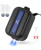 Fishkeeper Quiet Air Pump for Aquariums | 2.5W 5W 8W Models for Tanks up to 570L | 500LPH Max Air Flow - Buy Online on GoSupps.com