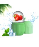 Rose Flower Ice Facial Roller - Reusable Ice Roller for Face & Eyes - Puffiness Reduction, Pore Minimization, Sunburn Repair - LeakProof - Green - Buy Online on GoSupps.com