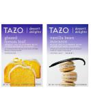 Tazo Dessert Inspired Flavored Tea Variety Bundle - Glazed Lemon Loaf & Vanilla Bean Macaron (15 Count) - Buy Online on GoSupps.com
