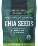 Viva Naturals Organic Raw Chia Seeds - 2 Lbs - Buy Online on GoSupps.com
