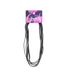 GOODY Women's Ouchless Thin Hair Flat Narrow Headwrap, Black, 6 Count - Buy Online on GoSupps.com