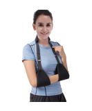 Triangle Dislocated Arm Sling - Medical Shoulder Immobilizer for Rotator Cuff Wrist & Elbow Support - Lightweight & Comfortable Brace for Broken & Fractured Arms - Buy Online on GoSupps.com