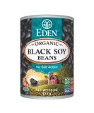 Eden Organic Black Soybeans 15 oz Can | Complete Protein, No Salt | Non-GMO, Gluten Free, Vegan, Kosher | U.S. Grown | Heat and Serve | Macrobiotic Soy Beans - Buy Online on GoSupps.com