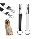 Professional Ultrasound Dog Whistle Set - Stop Barking Training & Recall | 2PCs Black & White - Buy Online on GoSupps.com