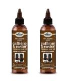 Difeel 99% Natural Premium Caffeine & Castor Hair Oil 8 oz. (PACK OF 2) - Buy Online on GoSupps.com