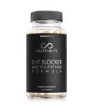Hairfinity DHT Blocker & Healthy Hair Formula - Hair Growth Supplement with Saw Palmetto, Biotin & Vitamins - Stop Hair Loss & Regrow Hair - Vegan - 60 Veggie Capsules - Buy Online on GoSupps.com