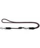 HUNTER FREESTYLE Vario Dog Leash - Robust Weatherproof Brown - 1.0 x 260 cm | International Shipping Available - Buy Online on GoSupps.com