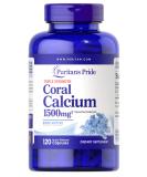 Puritan's Pride Triple Strength Coral Calcium 1500mg 120 Capsules - High Quality Mineral Supplement - Buy Online on GoSupps.com
