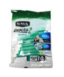 Schick Exacta2 Sensitive Disposable Razor - 10 Count Pack - Multicolor - Buy Online on GoSupps.com