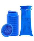 Vomit Bags Disposable for Kids & Adults 30 Pack Leak Proof Emesis Bags for Travel Motion Sickness & Nausea Relief 1000ML Medical Grade Blue Barf Bags - Buy Online on GoSupps.com