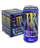 Monster Energy Lewis Hamilton Zero Sugar 4 x 500 ml - Buy Online on GoSupps.com