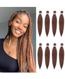 Xtrend EZ Pre Stretched Braiding Hair 20 Inch 8 Packs Dark Brown Pre Stretched Crochet Braiding Hair Professional Synthetic Hair Extension Yaki Texture Braiding Hair for Crochet Twist Braids 30# 20 Inch (Pack of 8) 30# - Buy Online on GoSupps.com