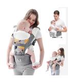 Bellababy baby carrier all-in-one baby carrier for newborns from birth babies & toddlers (0-36 months) adjustable seat baby carrier bag 3 carrier positions (gray) - Buy Online on GoSupps.com