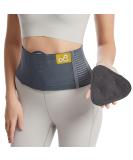 Umbilical Hernia Belt for Men & Women | Dual Compression Pads | Abdominal Binder Post-Surgery & Postpartum (L/XL) - Shop Now - Buy Online on GoSupps.com