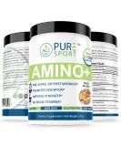 PURE Amino Blend - All Nine Essential Amino Acids (BCAA) for Maximum Muscle Growth | International Shipping Available - Buy Online on GoSupps.com
