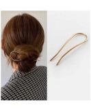 Yheakne U-Shaped Hairpins | Vintage Metal Hair Accessories for Women & Girls | Gold & Silver Bun Sticks | Perfect Gift - Buy Online on GoSupps.com
