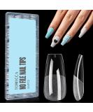 Buy Tomicca Coffin Nail Tips - 504 Pieces Medium Size Gel Nail Extensions for DIY Nail Art | 12 Sizes Available - Buy Online on GoSupps.com