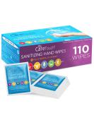 Care Touch Hand Sanitizer Wipes - 110 Individually Wrapped Travel Size Wet Wipes for Home, Office, and Outdoor Use - 110 Count Pack - Buy Online on GoSupps.com