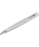 REMOS Stainless Steel Eyebrow Tweezers - Cranked Straight Tip 9.5 cm | Precision Grooming for Perfect Brows - Buy Online on GoSupps.com