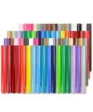 Lya Vinyl 65 Pack Permanent Vinyl Self Adhesive Vinyl Sheets for Cricut Permanent Outdoor Vinyl for Party Decoration Sticker DIY Mug Car Decal Multi Glossy - Buy Online on GoSupps.com
