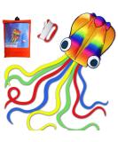 Great Octopus Dragon Flight - Large Rainbow Easy Flyer for Outdoor Games & Activities | Vibrant Colorful Flying Dragons - Buy Online on GoSupps.com