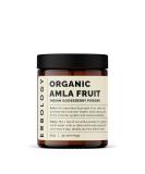 Erbology Organic Amla Powder 90g - 45 Servings - Indian Gooseberry - Skin and Hair Regeneration - Rich in Vitamin C - Sustainably Sourced Straight from Farm in India - Small Batch - Vegan - GMO-Free - Buy Online on GoSupps.com