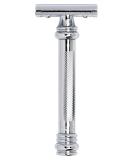 Merkur Heavy Duty Long Barber Pole Safety Razor - Chrome Finish | Premium Quality - Buy Online on GoSupps.com