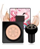DuoZeng Mushroom Head Air Cushion CC Cream Foundation | Moisturizing BB Cream for Mature Skin | Long-lasting Concealer | All Skin Types (Natural) - Buy Online on GoSupps.com