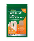 Accallo Extra Strength Toenail Fungus Treatment Patches - 32 Nighttime Renewal Patches for Nail Fungus Relief - Buy Online on GoSupps.com