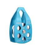 Paliston 30kN Climbing Pulley with Ball Bearing for Rock Climbing Arborist Single Pulley Blue 1 - Buy Online on GoSupps.com