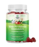 Kids Probiotic Gummies with Bacillus Subtilis - Immune Booster, Colon Detox, Digestive Health - Constipation Relief - Kids Vitamins Gummy - Buy Online on GoSupps.com