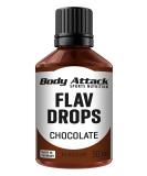 Buy Body Attack Flav Drops - 50ml Sugar-Free Chocolate Flavor Drops | Vegan Calorie-Free Aroma for Food | Quality Made in Germany - Buy Online on GoSupps.com
