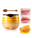 Honey Pot Bee Balm Lip Balm and Sleeping Mask Set - Moisturizing and Repairing Dry Lips with 24HR Hydration - Includes Honey Spoon - Lip Care Products for Reducing Lines and Exfoliation - 1PCS - Buy Online on GoSupps.com