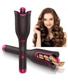 Automatic Curling Iron - 1 Inch Ceramic Hair Curler | Self-Rotating Easy Curling Wand - Anti-Scald Tangle-Free Dual Voltage | International Shipping Available - Buy Online on GoSupps.com