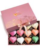 Heart-Shaped Bath Bombs Set | High-Quality Gifts for Women | Perfect for Valentine s Day Birthdays & Mother s Day | Wellness with Natural Ingredients - Buy Online on GoSupps.com