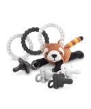 Dr. Brown's HappyPaci Silicone Pacifier & Teether Set with Red Panda Lovey Clip - Buy Online on GoSupps.com
