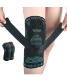 Knee Brace Compression Sleeve with Strap for Arthritis Pain Relief - Support for Running Basketball & Jogging - Medium for Men & Women - Buy Online on GoSupps.com
