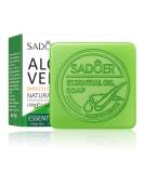 Organic Aloe Bar Soap - Handmade Deep Cleansing Face & Body Wash for Men & Women | Natural Glycerol Soap - Buy Online on GoSupps.com