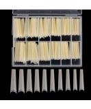Tapered Extra Long Ballerina False Nail Tips | 240PCS Natural Acrylic Press On Nails | Nail Salon & DIY Nail Art Supplies - Buy Online on GoSupps.com