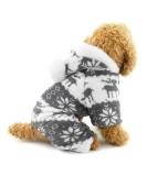 Ranphy Hooded Sweater for Small Dogs & Cats - Soft Velvet Reindeer Pattern - Puppy Jumpsuit XXL (40cm Back 52cm Chest) - Cozy Apparel for Male & Female Pets - Buy Online on GoSupps.com