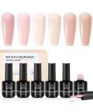 Beetles Base Color Gel Nail Polish - 6 Colors Nude & Peach Tones for DIY Nail Art | Soak Off Perfect Gift for Women - Buy Online on GoSupps.com