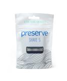 Preserve 5-Blade Replacement Cartridges for Recycled Razor - 4 Pack - Buy Online on GoSupps.com