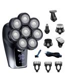 Best 8D Head Shavers for Bald Men | Waterproof Electric Shaving Set with Nose Hair Trimmer - Buy Online on GoSupps.com