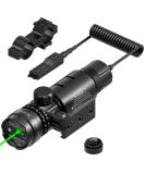 Feyachi Green Laser Sight with Picatinny Rail Mount - Include Barrel Mount Cable Switch - Buy Online on GoSupps.com