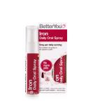 BetterYou Iron Daily Oral Spray - 5mg Highly Absorbable Iron, Immune Support, Baked Apple Flavour - 25ml (1 Pack) - Buy Online on GoSupps.com