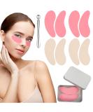 Silicone Under Eye Patches - Reusable Eye Masks for Puffy Eyes | 4 Pairs with Metal Applicator for Lifting & Fine Line Reduction - Buy Online on GoSupps.com