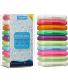 Braces Wax 10 Pack - Unscented & Flavorless Orthodontic Wax Strips with Color Cases - Food Grade Dental Wax for Braces & Aligners by tecnidentusa - Buy Online on GoSupps.com