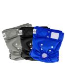 Slowton Dog Diapers for Bitches - Washable Adjustable Eco-Friendly Incontinence Pants in Black Gray Blue | XS Size - Buy Online on GoSupps.com