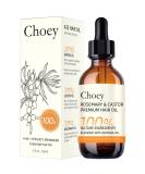 Organic Castor Oil & Rosemary Oil for Hair Growth | 2 Fl Oz | Vegan Scalp Treatment & Moisturizer for All Hair Types - Buy Online on GoSupps.com